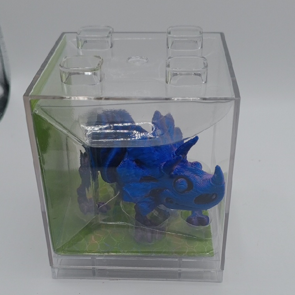 Blue Dinosaur Action Figure Playset